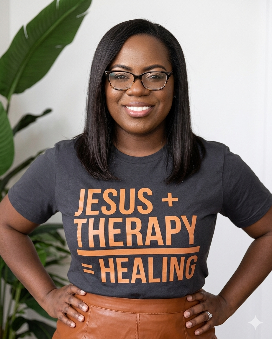 JESUS + THERAPY TEE (dark)